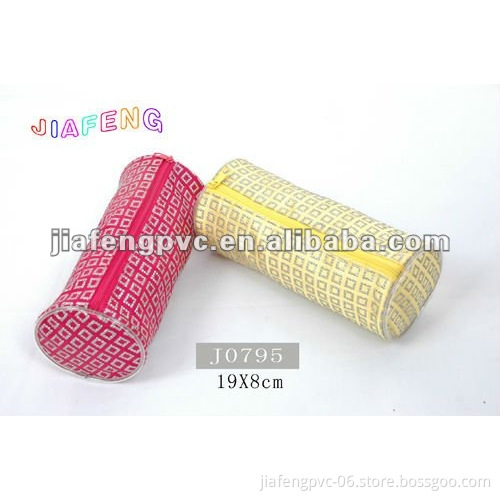 PVC Cylindric Stationery Bag With Full Print